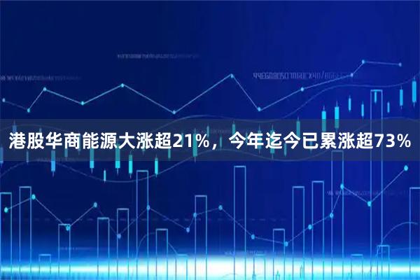 港股华商能源大涨超21%，今年迄今已累涨超73%