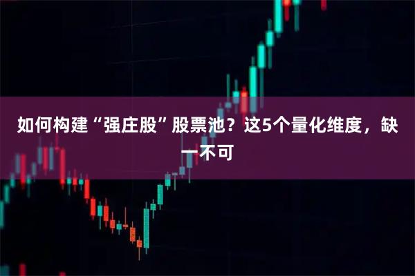 如何构建“强庄股”股票池？这5个量化维度，缺一不可